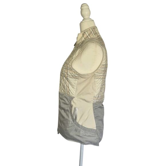 New Peter Millar Women's Grey Ivory Lizzie Hybrid Golf Vest Small - Picture 10 of 11